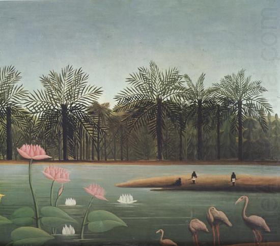 Henri Rousseau The Flamingos china oil painting image